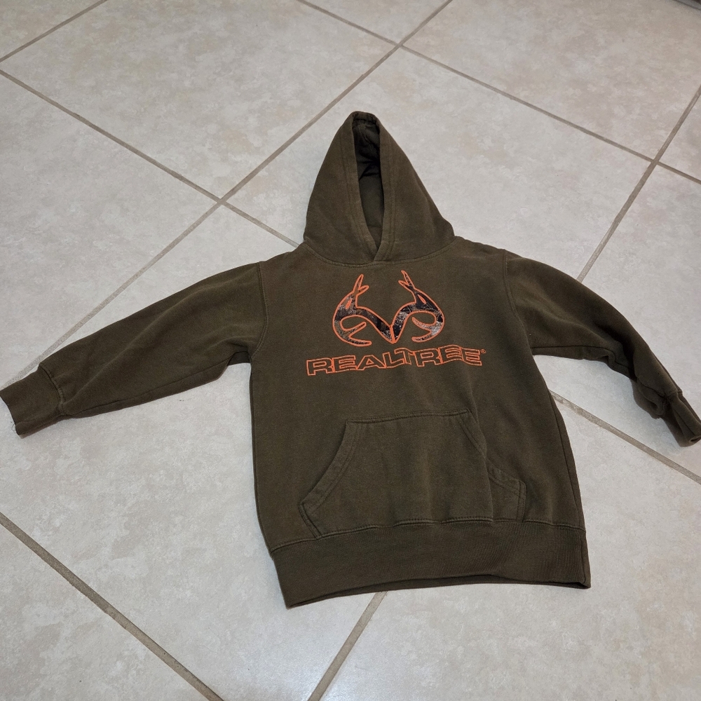 Realtree Hoodie Child Size 6 with Camo Logo